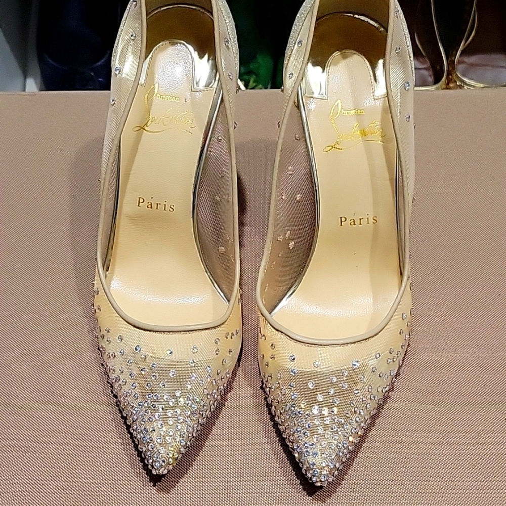 Gorgeous Christian Louboutin jewel heels